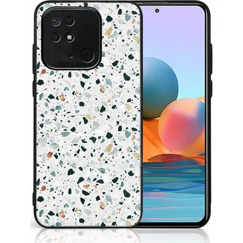 Pouzdro na tablet VSECHNONAMOBIL 48541 MY ART Ochranný obal Xiaomi Redmi 10C -GREY TERRAZZO (163)