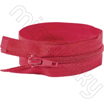 Zip Zip spirálový dělitelný 70cm šíře 5mm tmavě červený