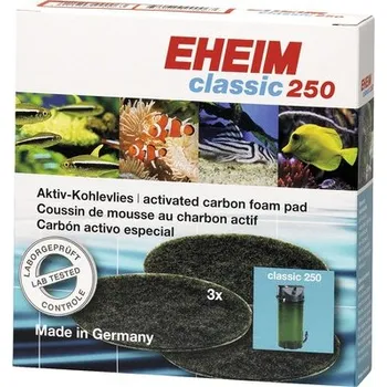 Akvarijní technika Filtrační náplň EHEIM molitan uhlíkový jemný Classic 250 3 ks