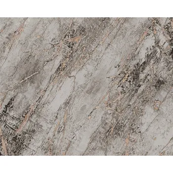 Tapeta Vliesová tapeta šedá, metalická mramor 388174 / Tapety na zeď 38817-4 BOS - battle of style (0,53 x 10,05 m) A.S.Création