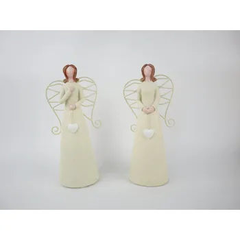 Figurka Anděl Mett hnědý 27 cm, mix druhů (133193 015 CAP-7-02100-21 anděl)