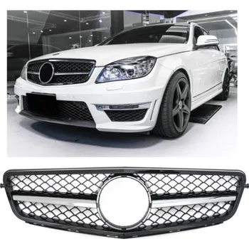 Kapota PROTEC Přední maska Mercedes W204 C63 od 2007- černá chromová