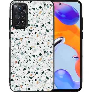 Pouzdro na tablet VSECHNONAMOBIL 48465 MY ART Ochranný obal Xiaomi Redmi Note 11 / Note 11S - GREY TERRAZZO (163)