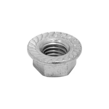 Spojovací materiál Různí výrobci Přírubová matice M10 ML10 s ozubením DIN 6923/A2