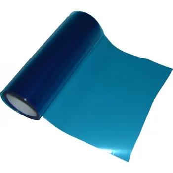 Samolepicí dekorace na vozidlo Folie na zatmavení světel Modrá (tmavá) 30cm x 1m (Folie na světla) 30 x 100cm