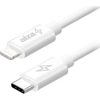Datový kabel AlzaPower Core USB-C to Lightning MFi 0.5m bílý