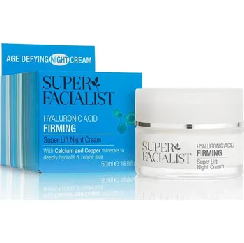 Super Facialist Hyaluronic Acid Firming zpevňující noční krém s kyselinou hyaluronovou 50 ml