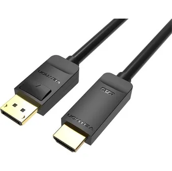Datový kabel Vention 4K DisplayPort (DP) to HDMI Cable 2M Black