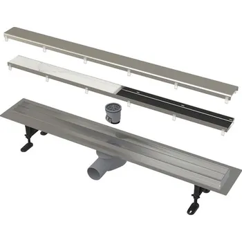 Sprchový žlab vč. roštu Alcadrain FIT and GO CPZ13-DOUBLE9-850