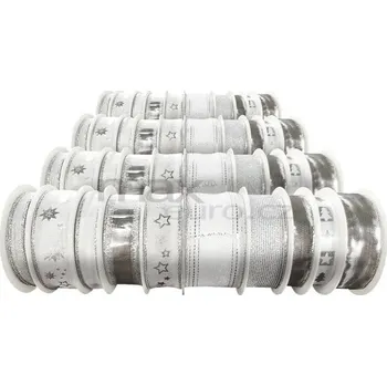 Stuha Maják Stuha bílá dekorační