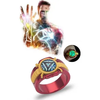 Seriál Avengers prsten Iron Man svítící ve tmě Velikost 10