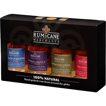 Rum West Indies R&C Merchants Mini Pack 4 x 0,05 l