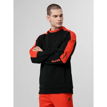 Pánská mikina 4F H4L22-BLM011 DEEP BLACK Pánská mikina US M