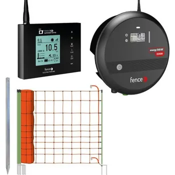 Pro koně Set elektrického ohradníku se sítí ochrana před vlkem, rysem - RF zdroj 8 J - WiFi Gateway - síť 50 m