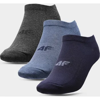 Pánské ponožky 4F H4L22-SOM003 NAVY+DENIM MELANGE+MIDDLE GREY MELANGE Ponožky EU 39/42 H4L22-SOM003 NAVY GREY