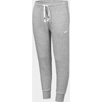 4F HJL22-JSPDD001 COLD LIGHT GREY MELANGE Dětské tepláky EU 134 HJL22-JSPDD001 LIGHT GREY MEL
