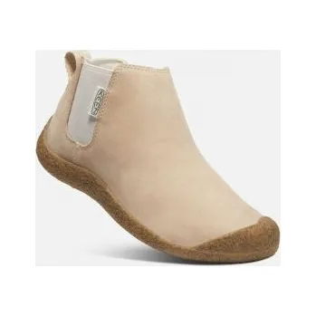 Dámské polobotky KEEN MOSEY CHELSEA LEATHER W safari/birch US 8,5 / EU 39,0 / UK 6 / 25,5 cm; Hnědá obuv + DÁREK DLE VÝBĚRU!