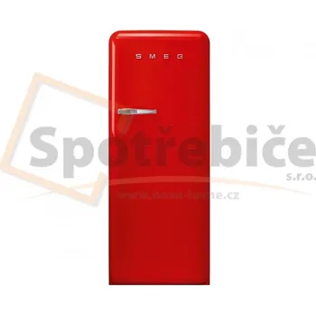 Lednice Smeg FAB28RRD6 retro chladnička červená
