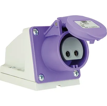 vypínač a zásuvka PCE Zásuvka 32A/4-42V 3-pól.IP44 nástěnná PC-193-4v