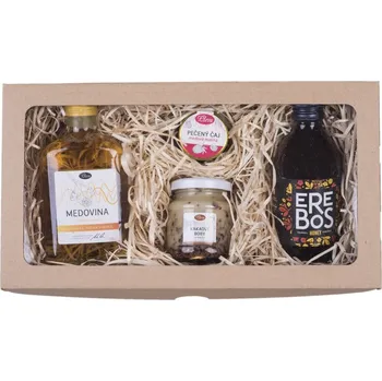 Dárkový potravinový koš Rodinná firma Pleva - Medové mlsání