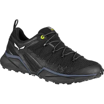 Pánská treková obuv Salewa Pánské boty Dropline GTX EU 45, Black Out/Fluo Yellow