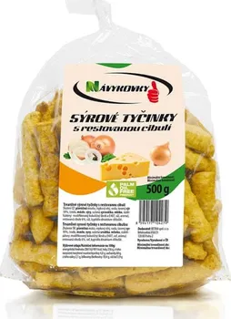 Slaná tyčinka Betina Návykovky sýrové tyčinky s restovanou cibulí 500 g