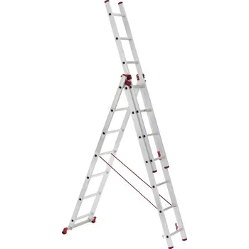 Žebřík Euro Nářadí Alve Enpro 6611 3x 11 příček