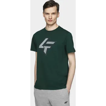 4F H4L21-TSM010 DARK GREEN Pánské tričko US XL