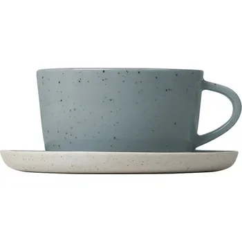 Hrnek s podšálkem Blomus SABLO 250ml SET/2ks šedý