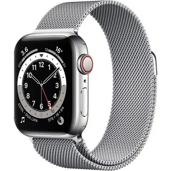 Příslušenství k chytrým hodinkám Elegantní kovový pásek pro chytré hodinky Apple Watch Ultra 49 mm - stříbrný
