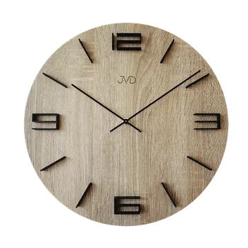 Hodiny Designové moderní dřevěné hodiny s 3D číslicemi JVD HC27.3 (POŠTOVNÉ ZDARMA!!)