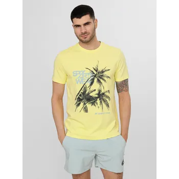 4F H4L22-TSM039 LIGHT LEMON Pánské tričko US M