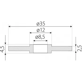 podložka Těsnící podložka gumová V11 8x35