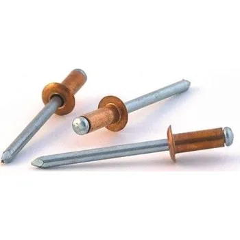 Nýt Trhací nýt plochá hlava DIN 7337 CU/ST 4x8 CU/ST