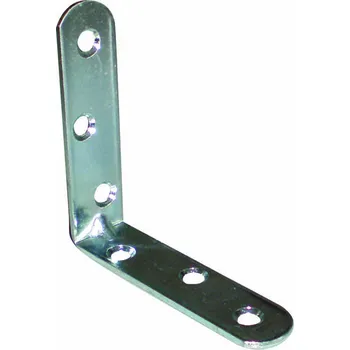 Tesařské kování PRUMIX Úhelník prolisovaný 70/15 bílý zinek