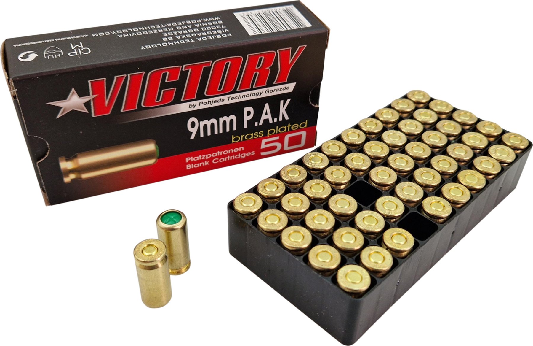 Nábojka VICTORY 9mm pistole BLANK