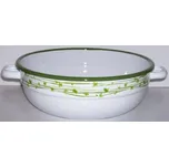 Mísa smalt 1,5 l dekor lístků 18 cm