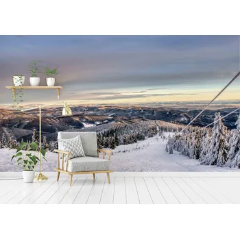 Fototapeta Malvis ® Tapeta Zimní panorama Vel. (šířka x výška): 144 x 105 cm