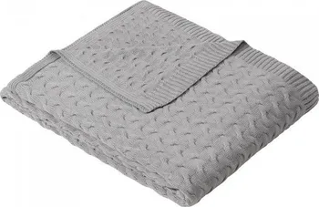 deka IBENA Somero pletená deka 150 x 200 cm šedá