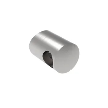 Zábradlí Hahn Steel Úchyt s bočním průchodem pro tyč O14,0 mm / pro sloupek O42,4 mm, nerezová ocel AISI 304 - brus