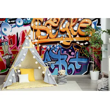 Tapeta Malvis ® Tapeta Graffiti Vel. (šířka x výška): 144 x 105 cm