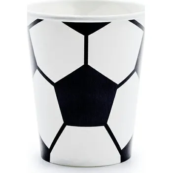 Party nádobí Kelímky papírové Fotbal 6ks