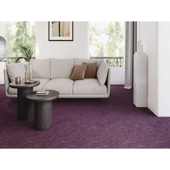 Koberec Kobercové čtverce Siena Siena 17 fialová 50 x 50 cm - 1 m2