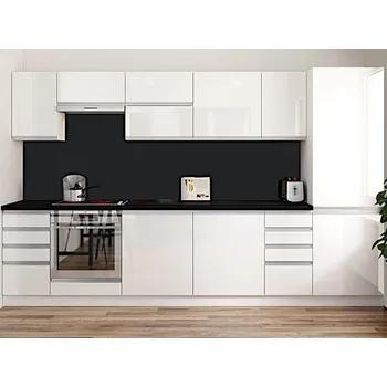 Kuchyňská linka Maya rovná kuchyňská linka 320/320 cm bílá/lesklá