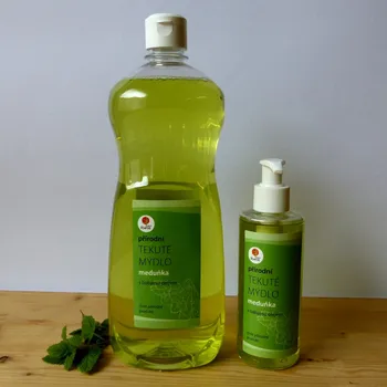 Mýdlo libebit tekuté mýdlo s olejem babassu meduňkové 1 litr