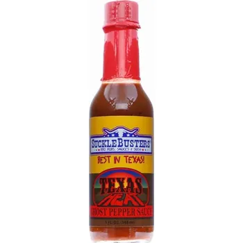 Omáčka Suckle Busters BBQ omáčka Texas Heat Ghost Pepper 148ml