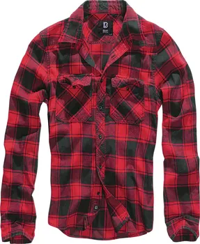 Pánská košile Brandit Check Shirt 4002 červená/černá 6XL