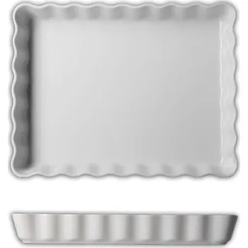 Forma na pečení Thun 1794 Mísa zapékací koláčová obdélníková, 31, bílá, Thun