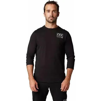 cyklistický dres dres Fox Ranger 3/4 Iron Jersey - Black S