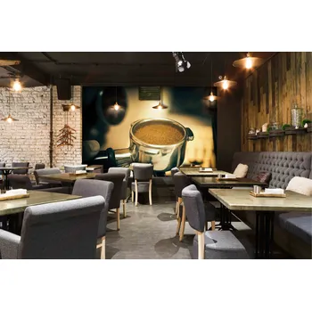 Tapeta Malvis ® Tapeta příprava kávy Vel. (šířka x výška): 216 x 140 cm